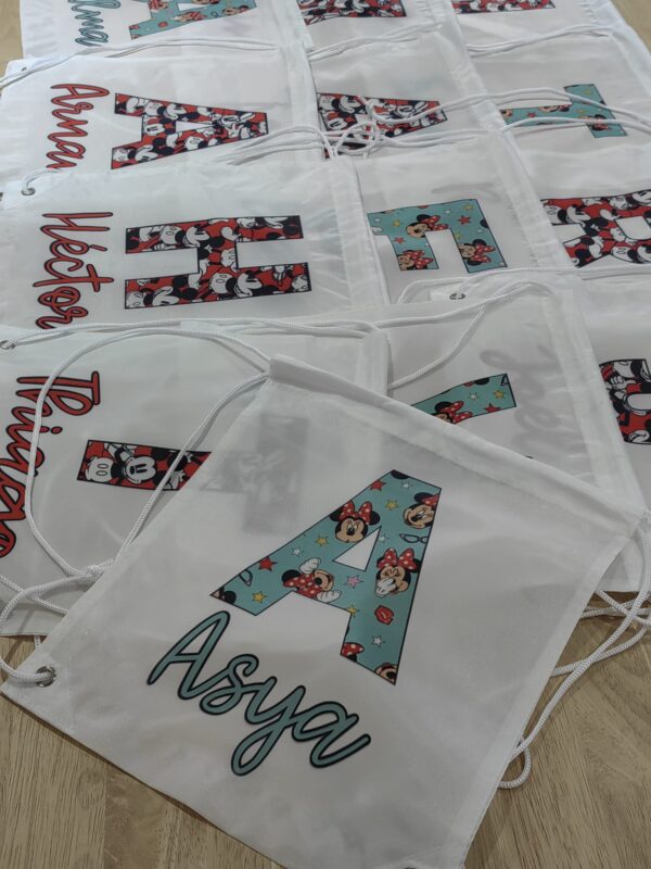 Mochila infantil blanca - Imagen 2